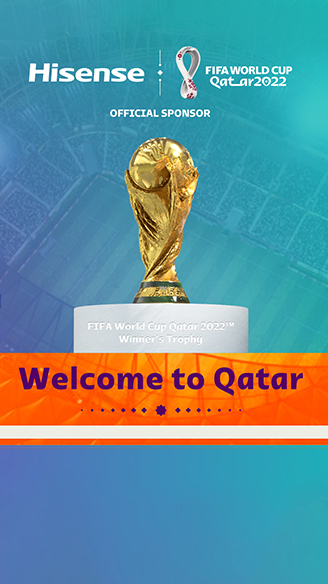 Official Sponsor for FIFA World Cup Qatar - Hisense Saudi Arabia